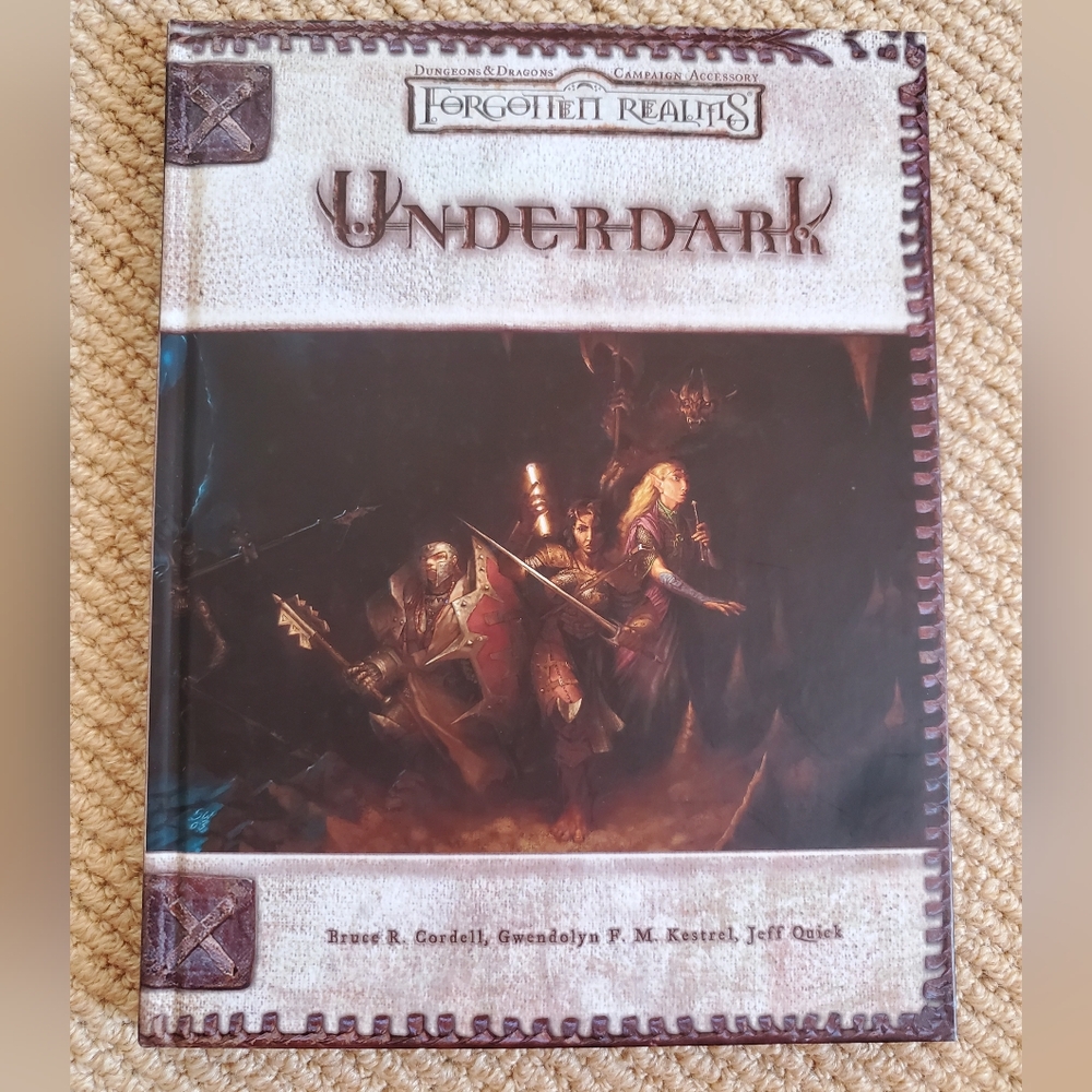 D&D Underdark - Hardcover Campaign Accessory book